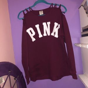 maroon PINK sweatshirt